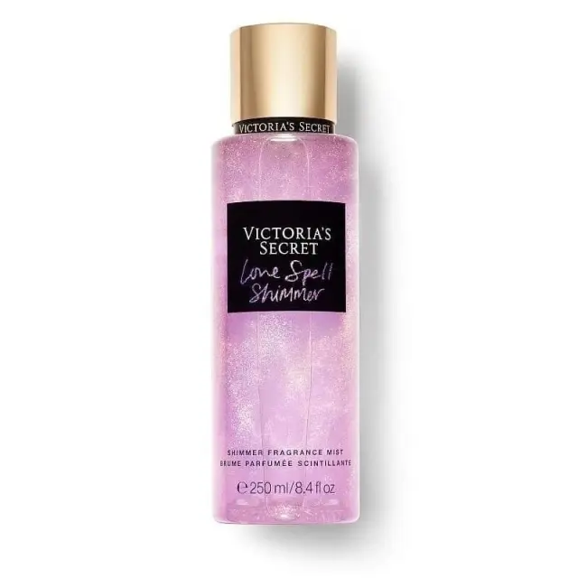 Victoria's Secret Shimmer Fragrance Mist Body Spray Love Spell 250ml