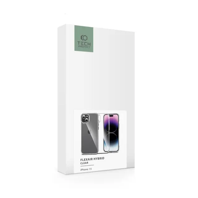 Tech-Protect® Flexair Hybrid Θήκη για iPhone 15- Clear 2