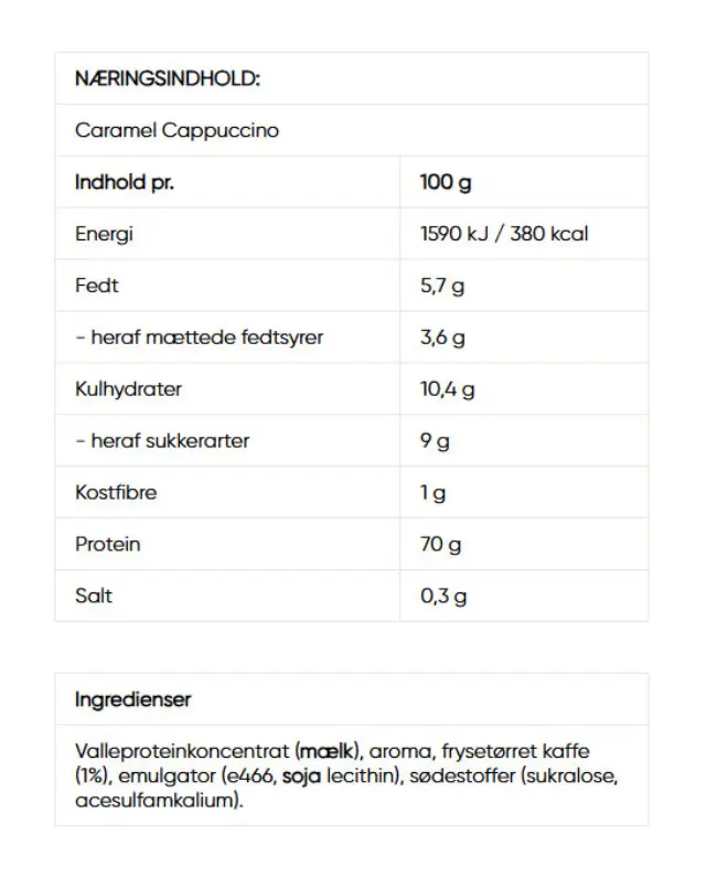 Wispy Whey Protein Caramel Cappucino, 1000 g 2
