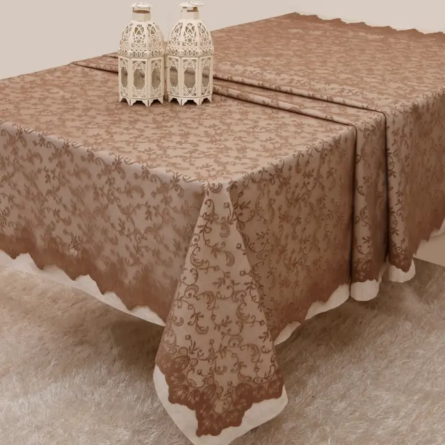 Ράνερ Δαντέλα Σετ 2Τεμ 45Χ145 Anna Riska 2330 Beige