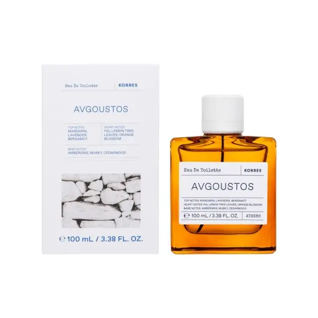Korres Avgoustos Eau de Toilette Ανδρικό Άρωμα, 100ml
