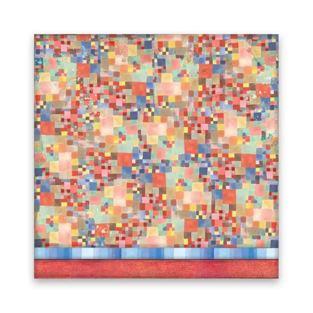 Τυπωμένο ύφασμα Stamperia, 30x30cm, Bauhaus, 4 τεμ. 3