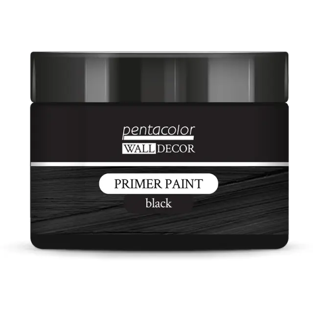 Αστάρι-χρώμα Primer Paint Μαύρο 150ml, Pentart