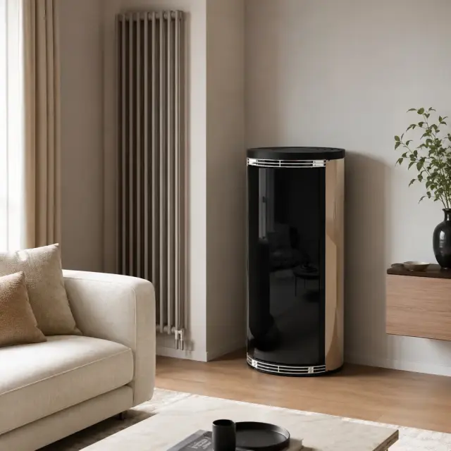 Moretti Design HARMONY AQUA Champagne 14 kW – Υδραυλική Σόμπα Pellet 2
