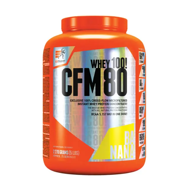Extrifit CFM Instant Whey 80 banana, 2270-g