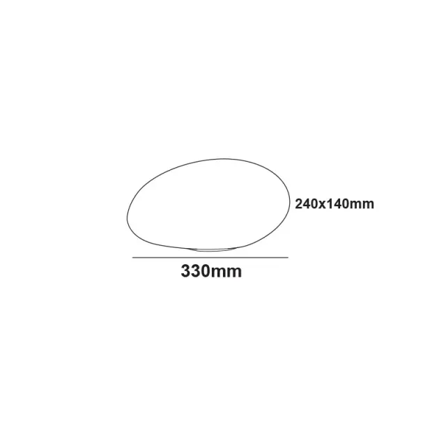 ΗΛΙΑΚΗ/ΕΠΑΝΑΦΟΡΤΙΖΟΜΕΝΗ RGBW LED ΠΕΤΡΑ 33*24*14cm IP54 LiFePO4 1800mAh / NOST3324RGBW 2