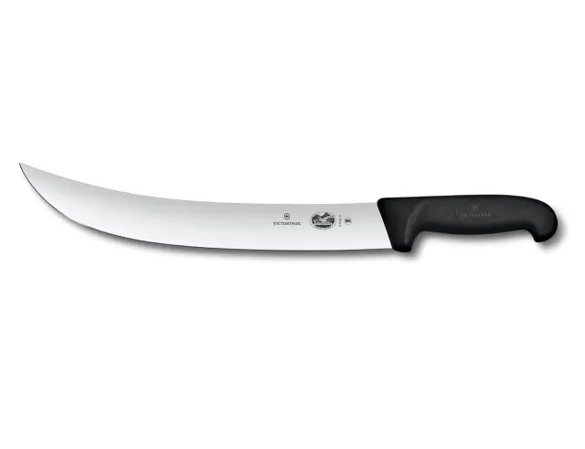 Μαχαίρι Κρέατος Victorinox Fibrox με καμπύλη λεπίδα και μήκος 31cm - Black5.7303.31 2