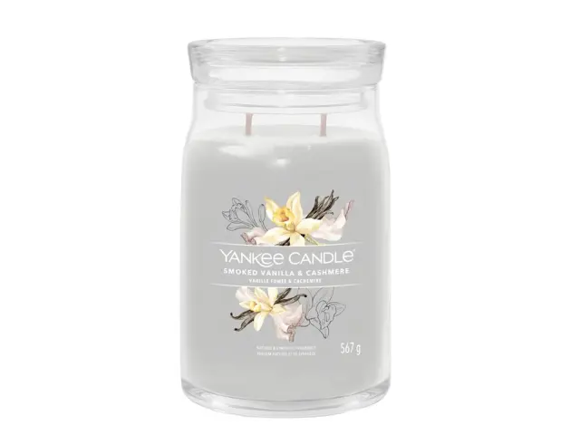 Αρωματικό Κερί Yankee Candle με διάρκεια καύσης έως 80 ώρες και άρωμα Smoked Vanilla & Cashmere1629989E 2