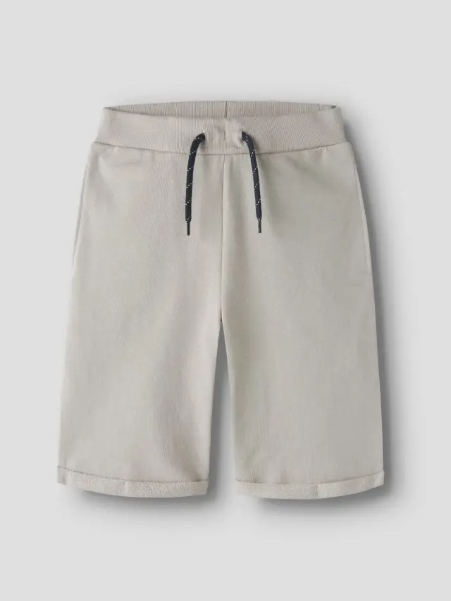 Name It Σορτς αγορίστικο πλεκτό Γκρι NKMVASSE SWE LONG SHORTS UNB - 13227477 2