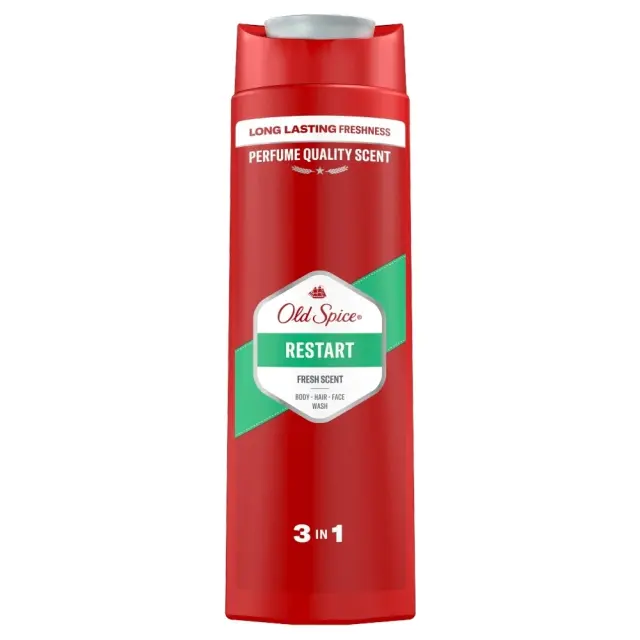 Old Spice Restart Αφρόλουτρο & Σαμπουάν Για Άνδρες 400ml