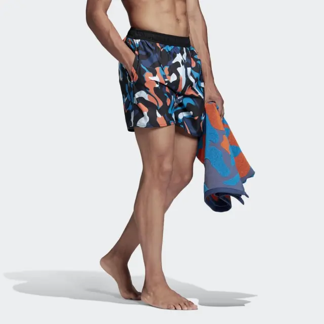 Adidas Primeblue Ανδρικό Μαγιό Σορτς Πολύχρωμο με Σχέδια CLX Shorts FJ3412 - XL 2