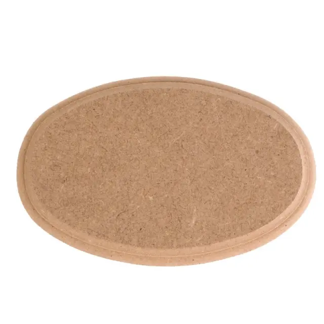 Επιφάνεια Mdf Οβάλ μεγάλη 34x25cm