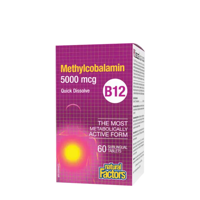 Natural Factors B12 Methylcobalamin 5,000 mcg