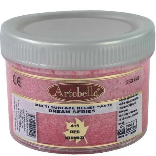 Artebella Πάστα Relief Dream Series 415 Red - 250gr