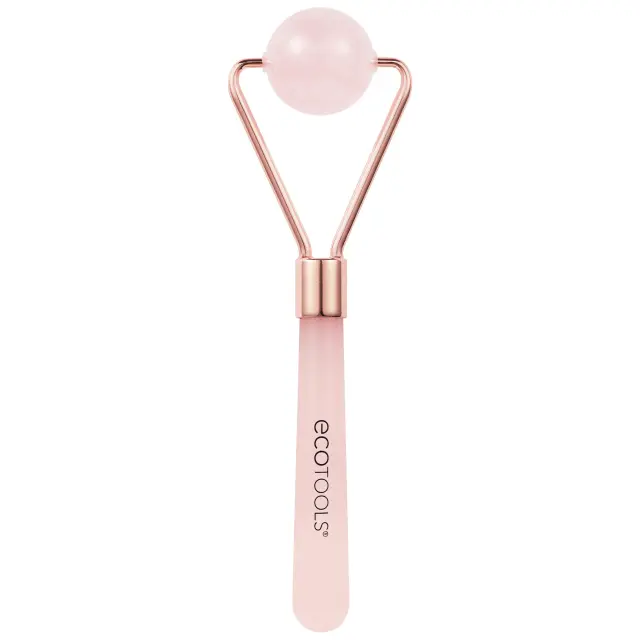 Ecotools Roller για Μασάζ Προσώπου Rose Quartz Contour Roller