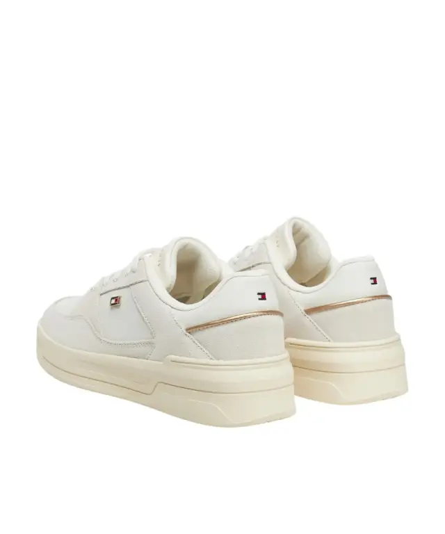 Tommy Hilfiger - Γυναικεία Sneakers Essential Basket FW0FW08456-YBL Εκρού 3