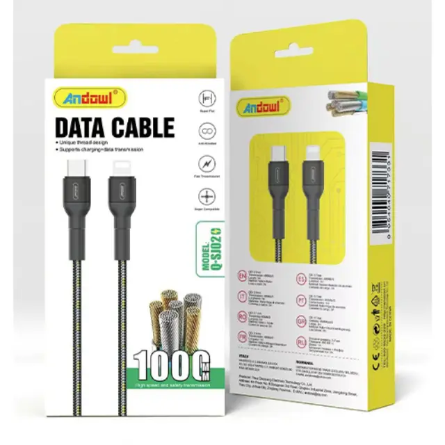 Andowl USB-C σε Lightning Καλώδιο 1m (Q-SJ02)