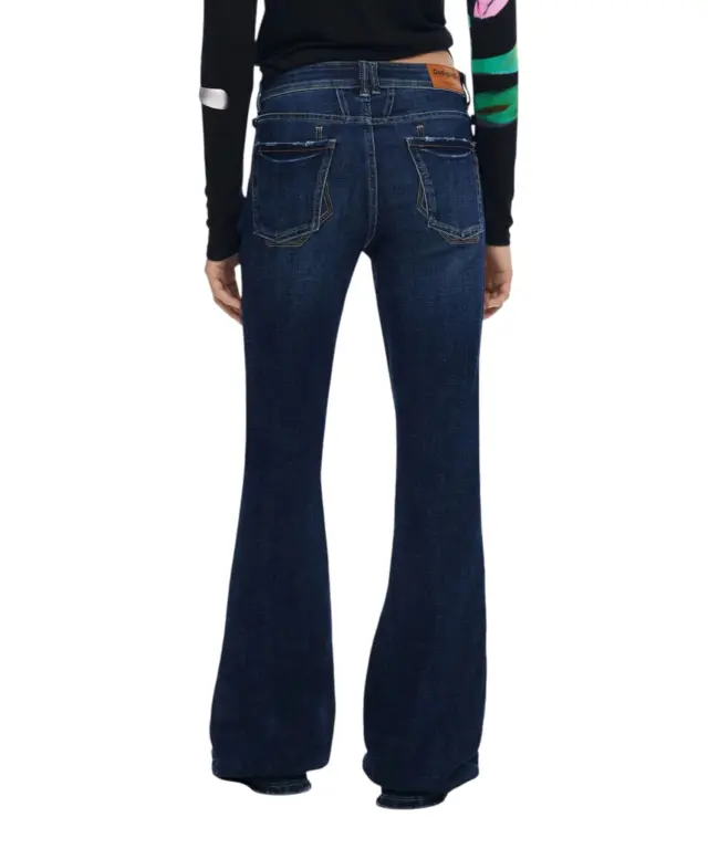 Desigual - Γυναικείο Παντελόνι Τζιν Donna Flairy 25WWDD09-5008 Μπλε - 34 3