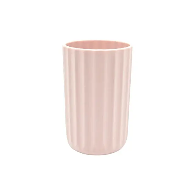 Θήκες οδοντόβουρτσας πλαστικές σε σετ 5Χ - Light Pink - 21633