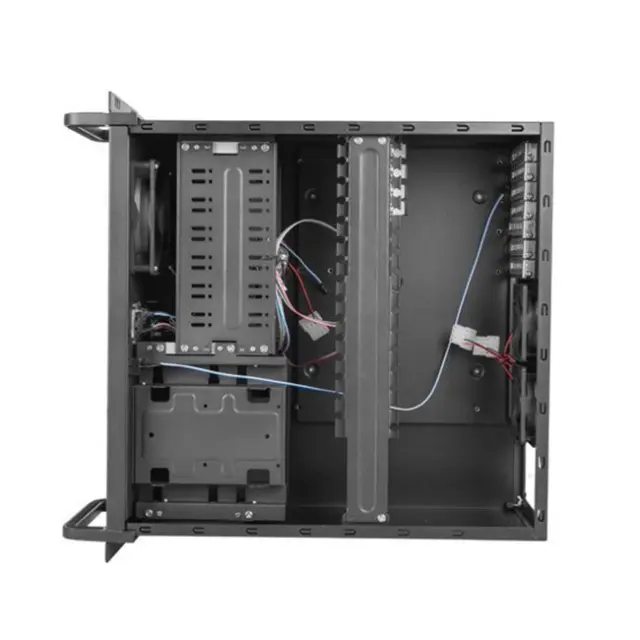 Lanberg Rackmount Server Chassis ATX 450/10 19" 4U (SC01-4504-10B) 3