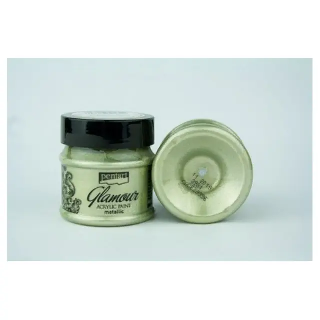 Glamour acrylic paint metallic 50ml Pentart - Antique Silver