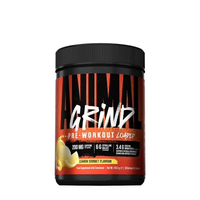 Universal Nutrition ANIMAL GRIND Pre-Workout lemon-sorbet, 476-g