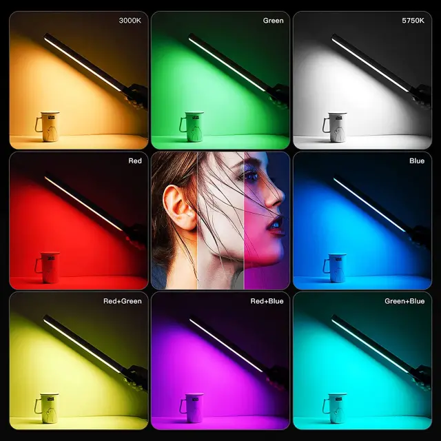 Rgb light stick 20w 3000-6000K 3