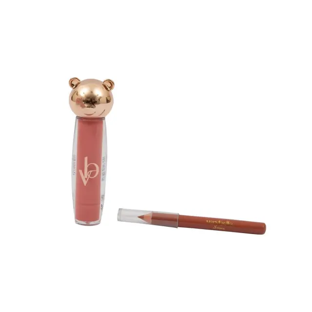Σετ χειλιών Kiss Combo Lip Tint & μολύβι χειλιών - Very Bella - Make up your day 3