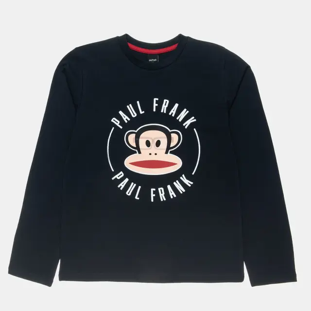 Μπλούζα Paul Frank με ανάγλυφο και γυαλιστερό σχέδιο