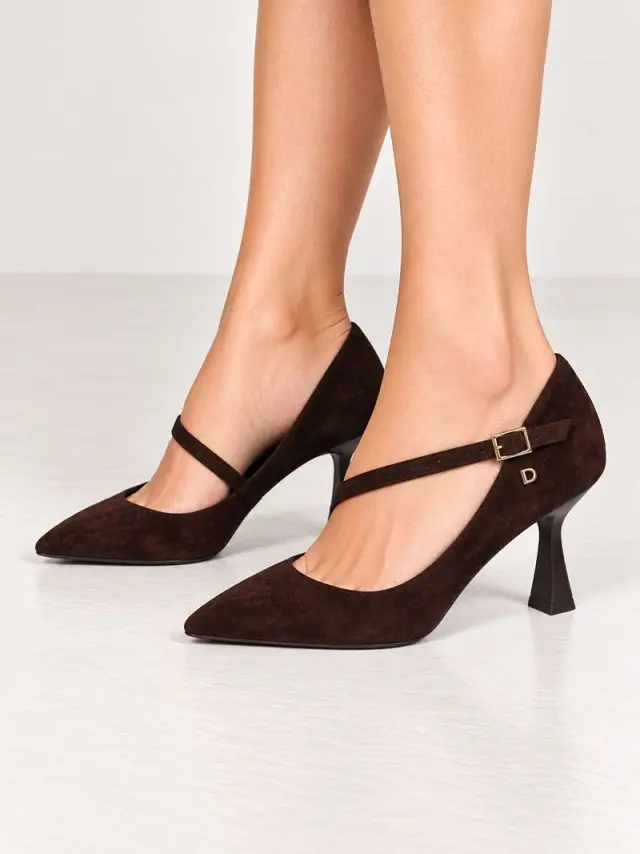 Donna Serena Γόβες Γυναικείο δέρμα Nubuck Καφέ DSE/096229 TDM - 41 2