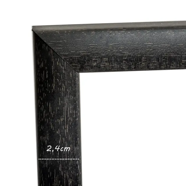 κορνίζα ξύλινη για πτυχίο δίπλωμα κ.λ.π 25x35cm - χρώμα Μαύρο Κ41/069 2
