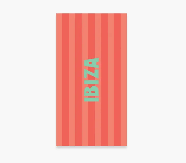 Nef-Nef Homeware Πετσέτα Θαλάσσης Ibiza 80x160 Orange