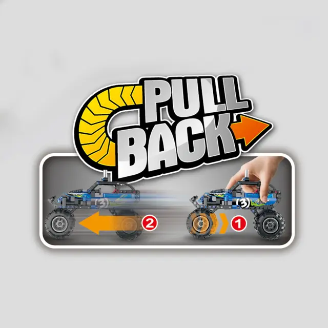 iM.Master Pull Back Off-Road Vehicle 193 τμχ. (6+ετών) Q5803 2