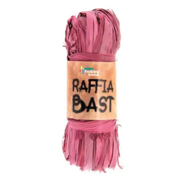 Glorex Raffia Χόρτο Χειροτεχνίας - 006 Bordeaux - 50gr