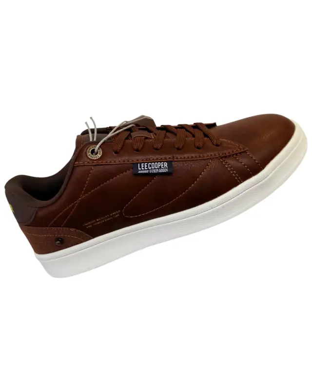 Lee Cooper - Ανδρικά Sneakers Lorenz LCM628505-COGNAC Καφέ 3