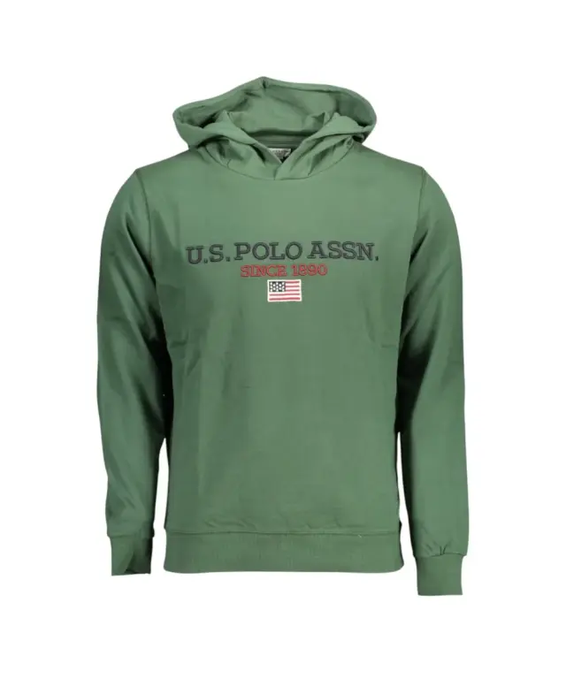 U.S. Polo Assn. - Ανδρικό Φούτερ με Κουκούλα 64460-53223-249 Πράσινο - 2XL 3