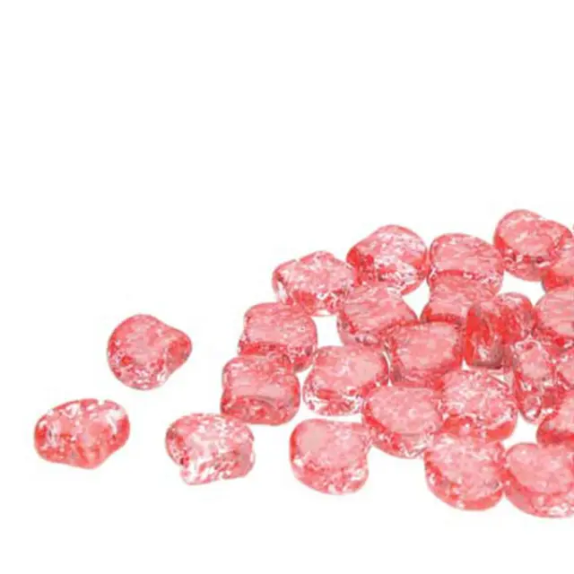 Χάντρα Matubo Ginko 7.5mm - Confetti Splash Red Pink ~10gr