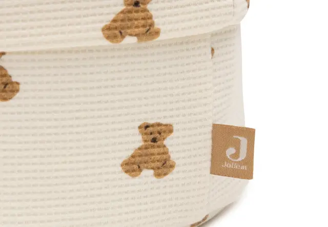 Καλάθι Αποθήκευσης Little Waffle Mini Teddy Bear - Jollein 2