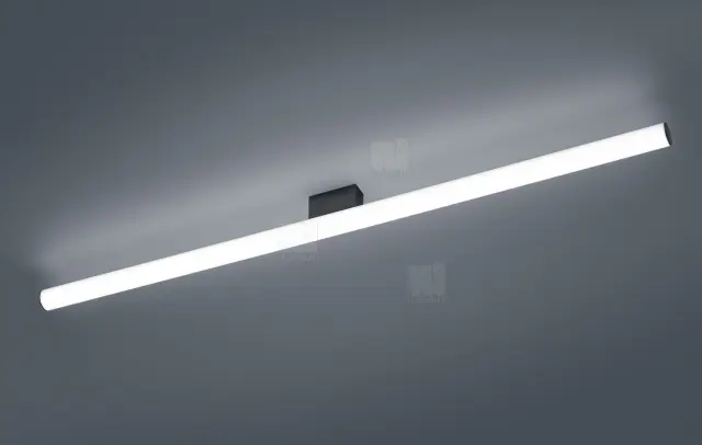 LOOM Φωτιστικό Τοίχου Μπάνιου LED IP44 Μαύρο Ματ 120cm 2