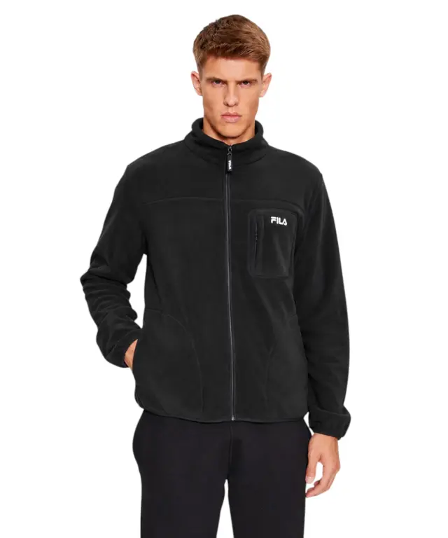 Fila - Ανδρική Ζακέτα Fleece FAM0457-80010 Μαύρο - S