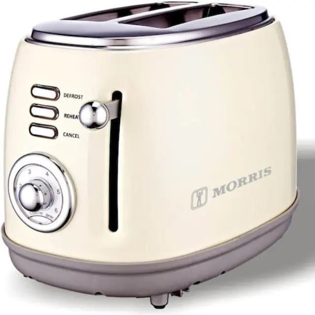 Morris R20824TSC Φρυγανιέρα 2 Θέσεων 850W Μπεζ 2