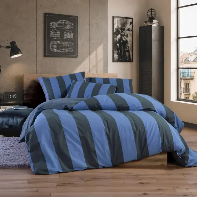 Σετ Παπλωματοθήκη Βαμβακερή Υπέρδιπλη Casual Vertia 240x230 Nef Nef Homeware, 100% BAMBAKI - BORDO (040761) 2