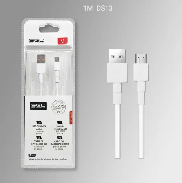 Καλώδιο Micro USB Android - V8 - 1M - 194881 2