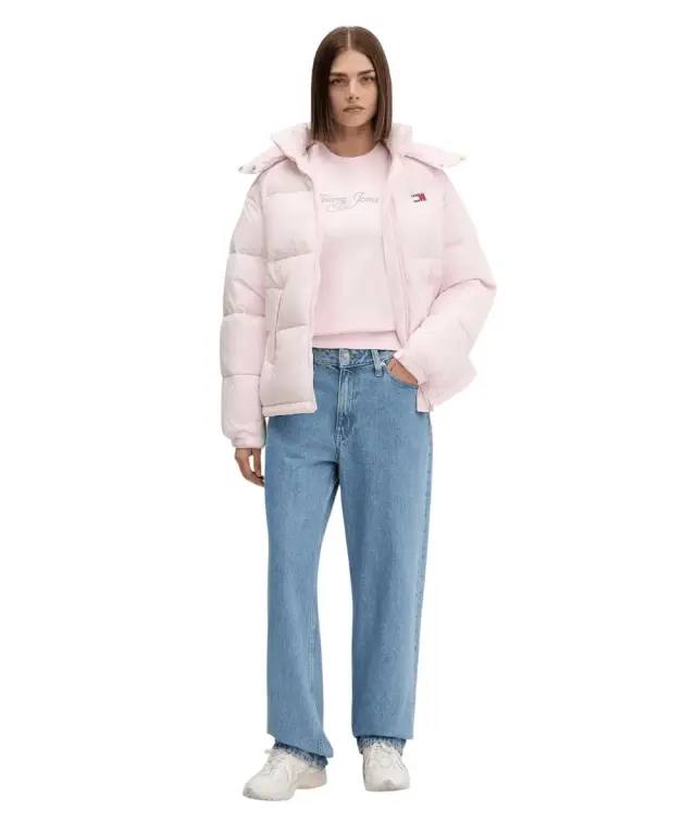 Tommy Hilfiger - Γυναικείο Φούτερ Tjw Essential Logo Regular Fit DW0DW21922-TOG Ροζ - XL 3