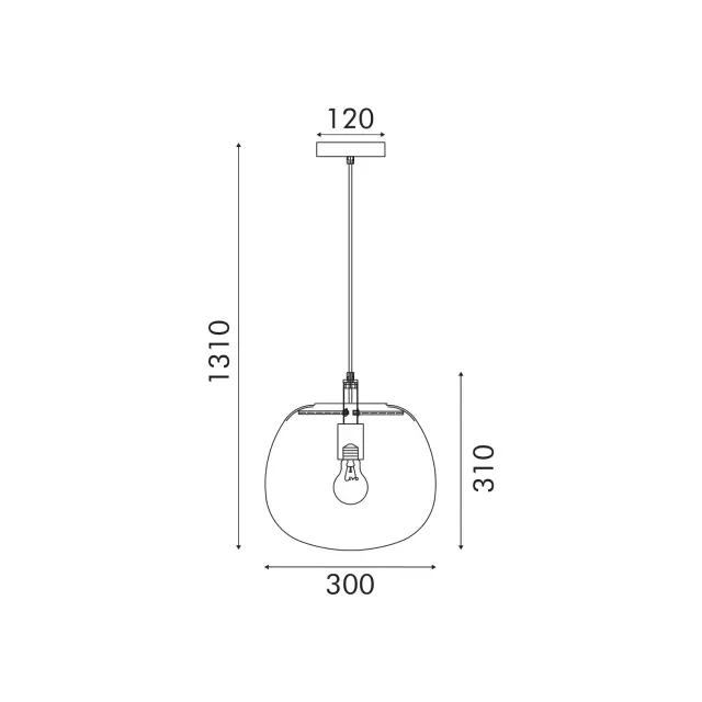 ΚΡΕΜΑΣΤΟ ΦΩΤΙΣΤΙΚΟ ACA HM177613A ΡΟΖ ΧΡΥΣΟ 1XE27X60W IP20 D30XH120CM / HM177613A 3