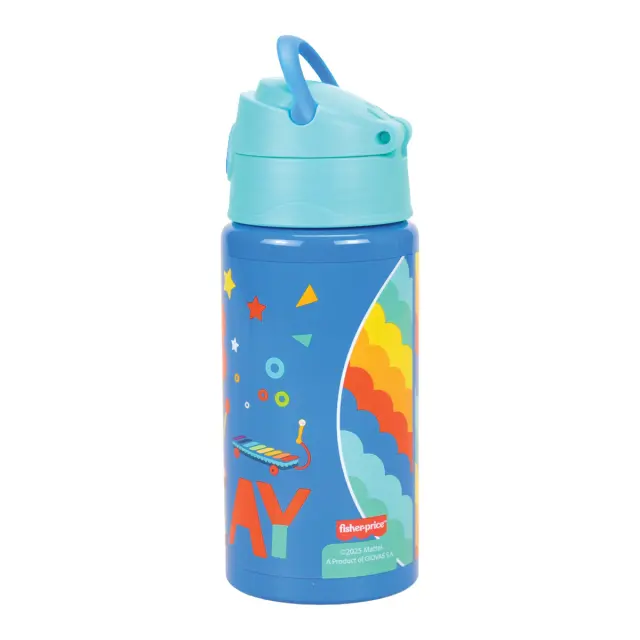 Παγούρι αλουμινίου με καλαμάκι Fisher-Price 500ml 3