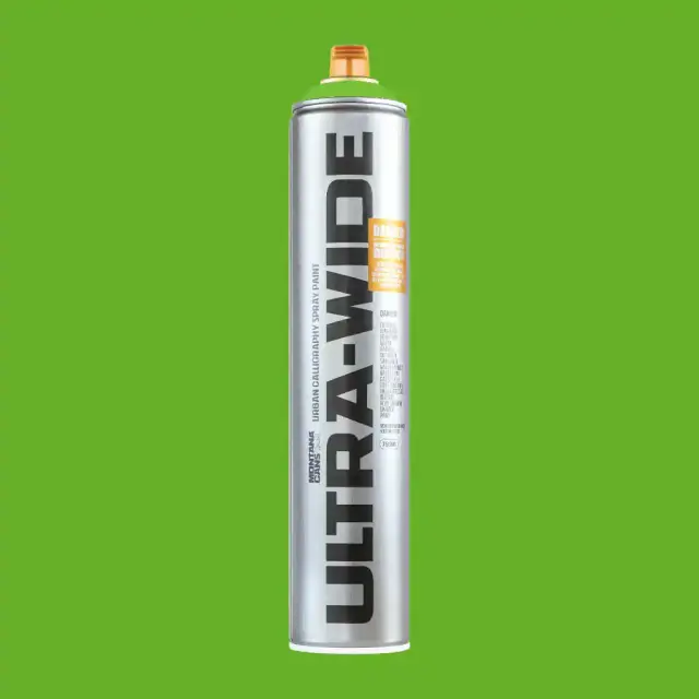 Montana Ultra Wide Spray Paint 750ml UW Power Green