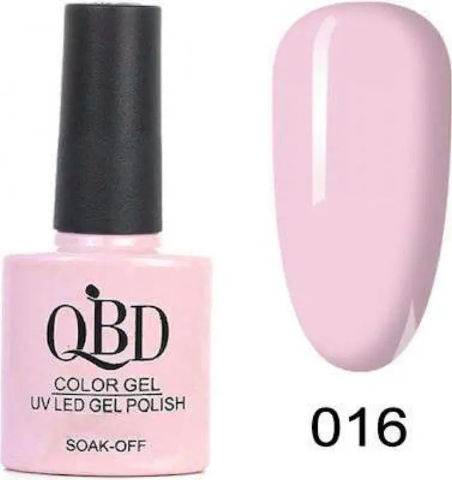QBD Ημιμόνιμο βερνίκι color Gel Uv/Led Gel Polish 016