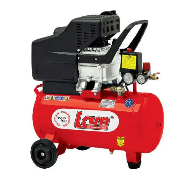 Lam Κομπρεσέρ Μονοφασικό Αέρος με Ισχύ 2.5hp και 24lt Αεροφυλάκιο / LR25/2.5