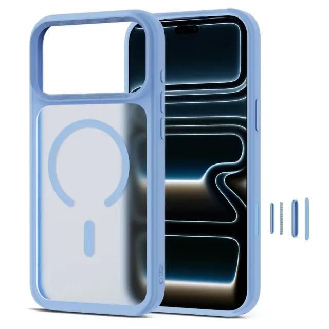 Tech-Protect® Magmat MagSafe CC Θήκη για iPhone 17 Pro/18 Pro- Matte Light Blue. 3